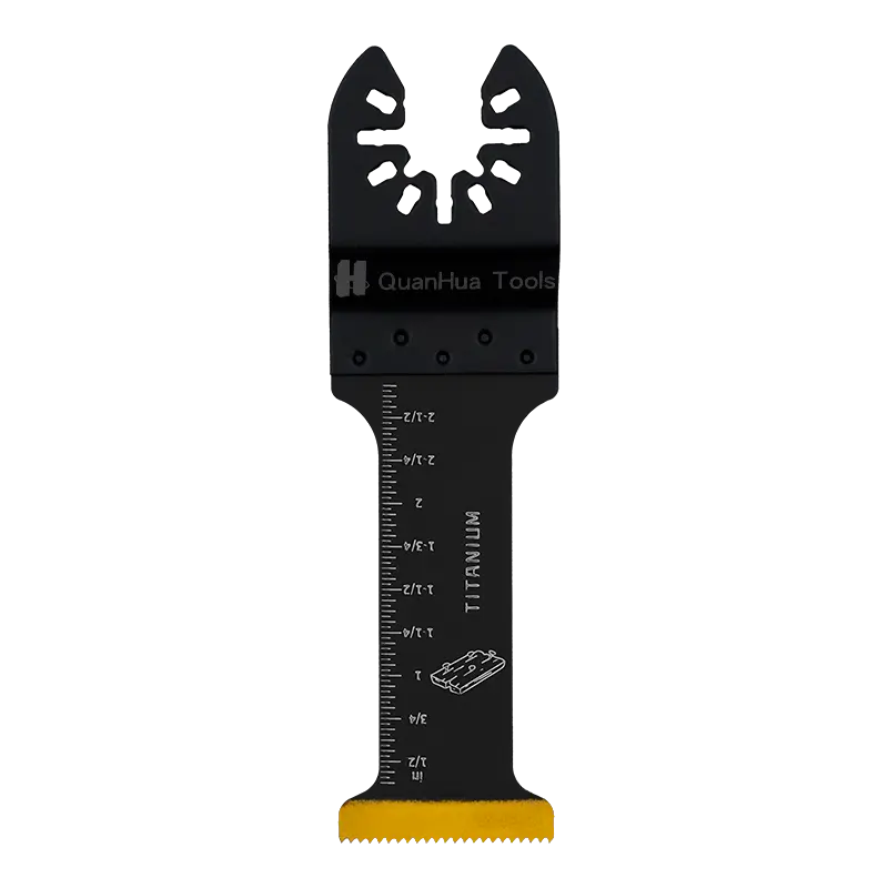 Titanium-coated bimetal blade